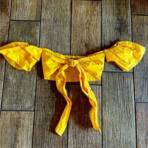 Yellow summer top only worn once